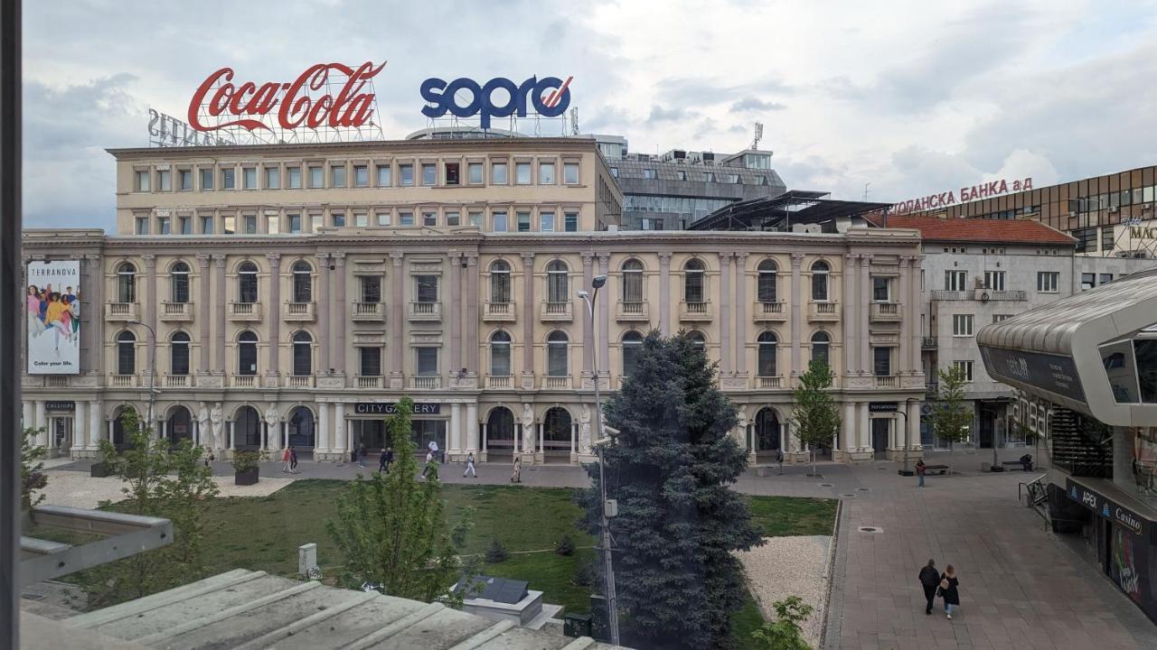Main Square Apartment - Skopje Bagian luar foto